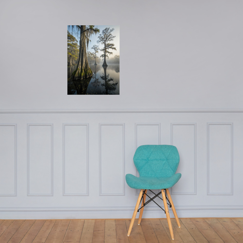 Mystic Bayou Poster — Ethereal Swampland Art Print view 2
