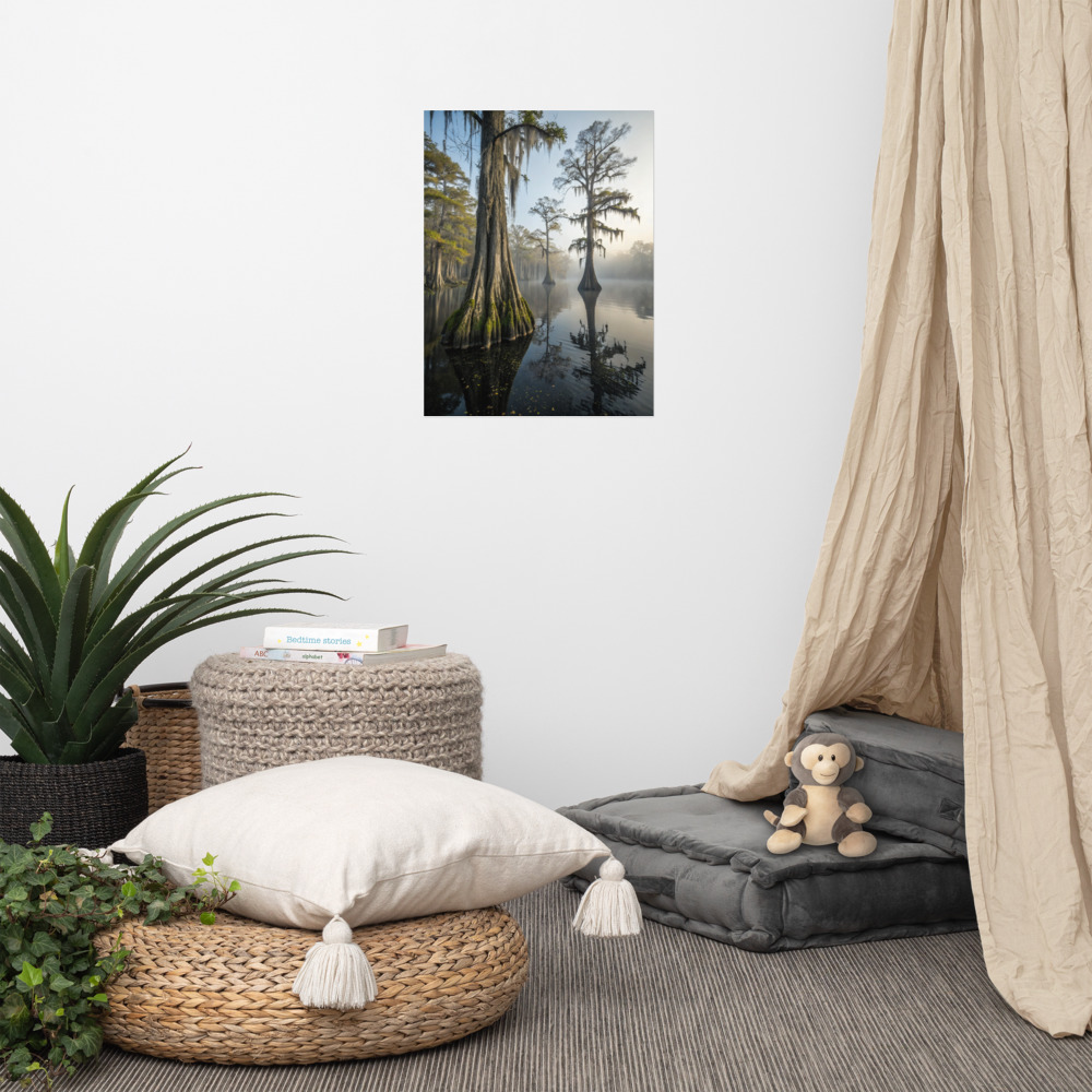 Mystic Bayou Poster — Ethereal Swampland Art Print view 3